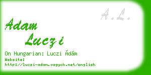 adam luczi business card
