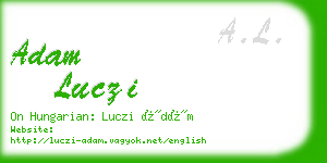 adam luczi business card